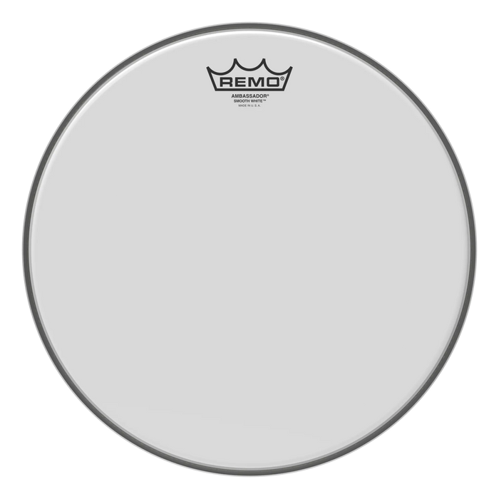 Remo Ambassador Smooth White Coated 14