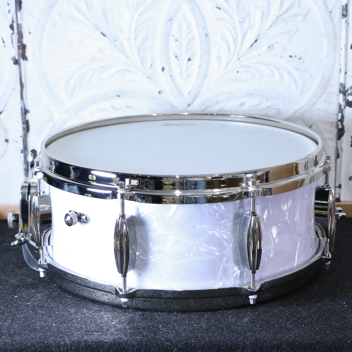Slingerland Radio King Artist Snare Drum 14X5.5in - White Marine Pearl