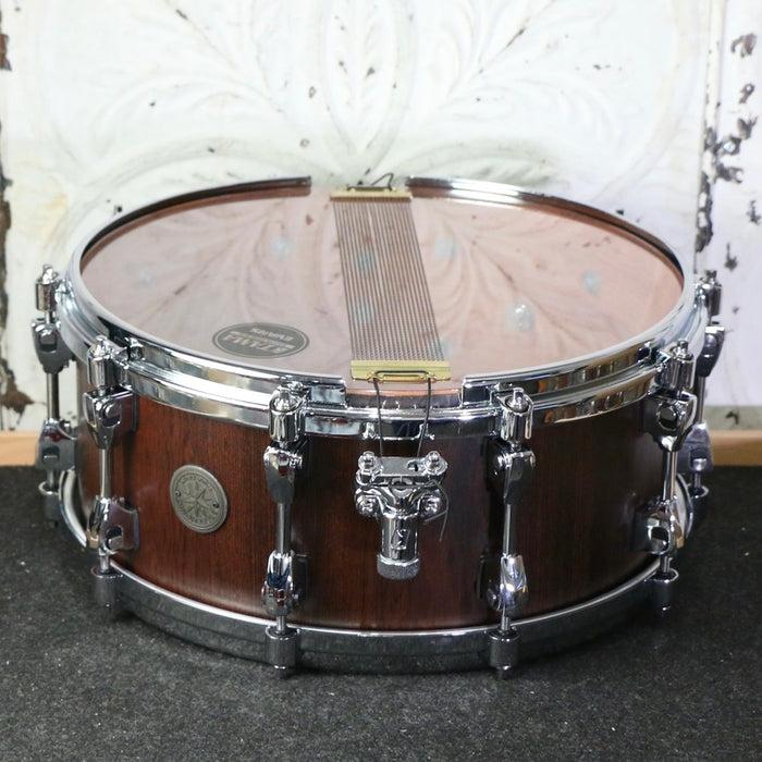 Used Tama Starphonic Bubinga Snare Drum 14X6in