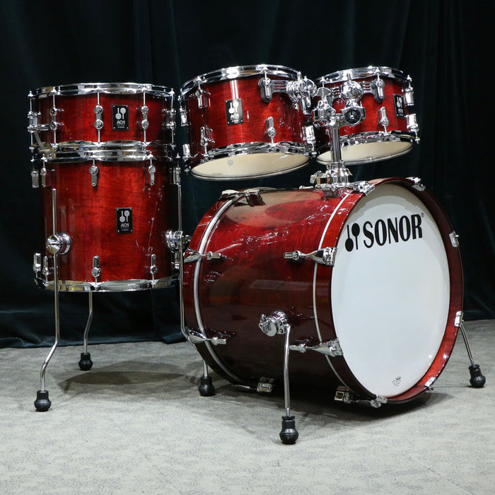 Sonor AQ1 Special Edition Drum Kit 20-10-12-14+14in - Cherry Red