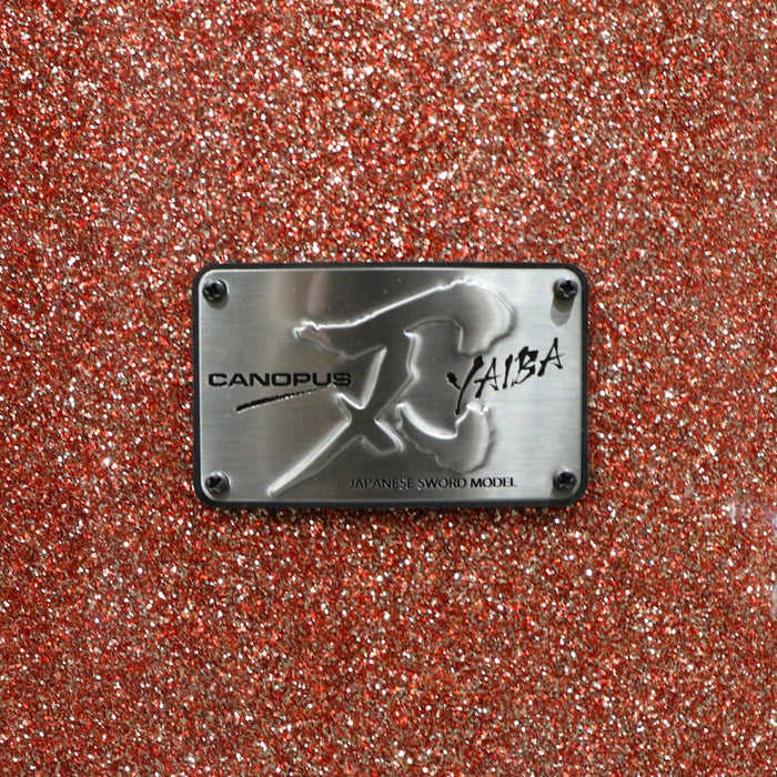 Canopus Yaiba Maple Drum Kit 18-12-14in - Rose Sparkle Lacquer