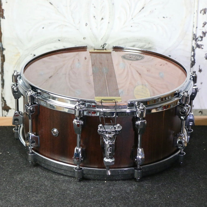 Used Tama Starphonic Bubinga Snare Drum 14X6in