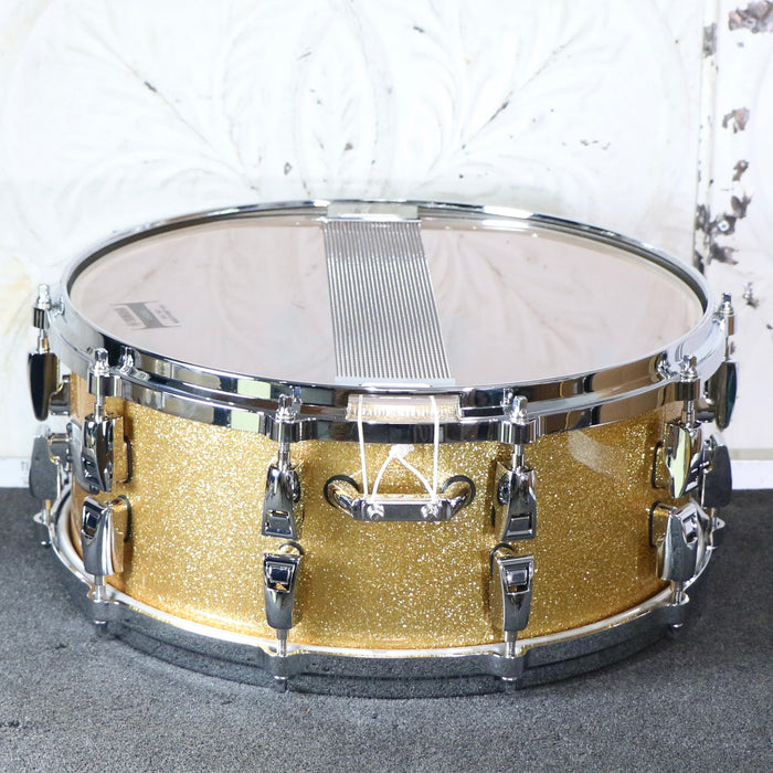 Yamaha Absolute Hybrid Maple Snare Drum 14X6in - Gold Champagne Sparkle
