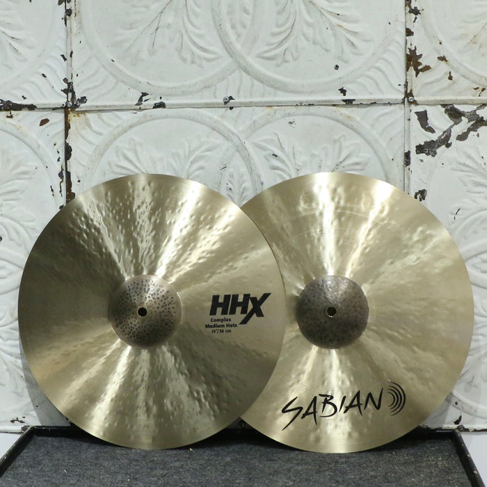 Sabian HHX Complex Medium Hi-Hat Cymbals 15in (1128/1432g)