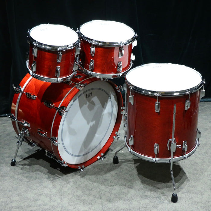 Used Tama Superstar 50th Anniversary Drum Kit 22-10-12-16in - Cherry Wine
