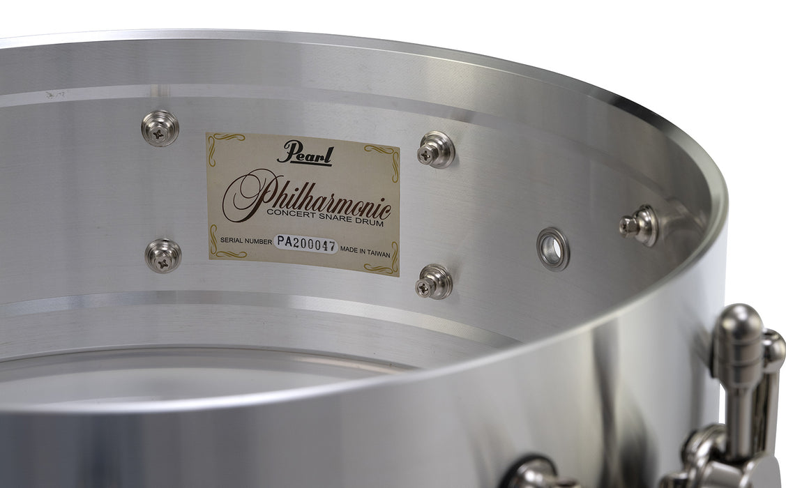 Pearl Philharmonic Series Concert Snare Drum Cast Aluminium 14X4in