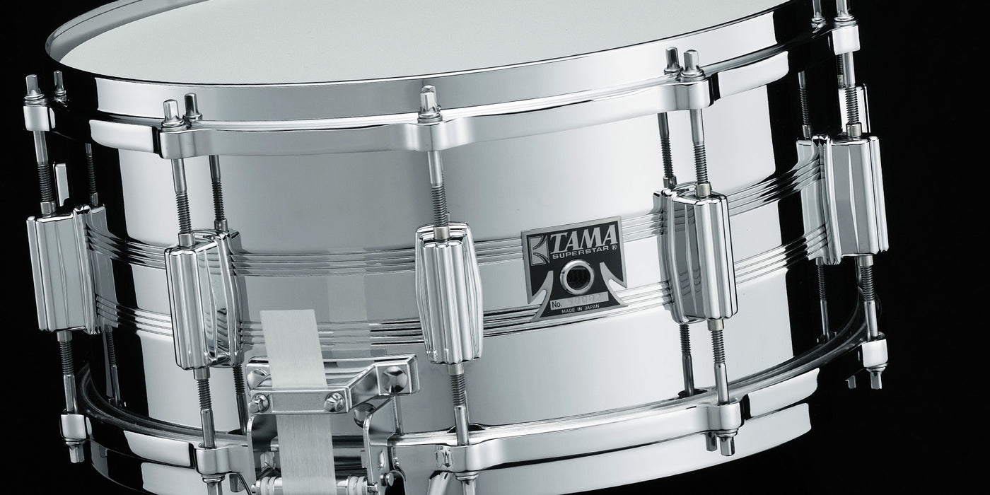 Caisse claire TAMA 50th Limited Mastercraft STEEL 14X6.5po réédition