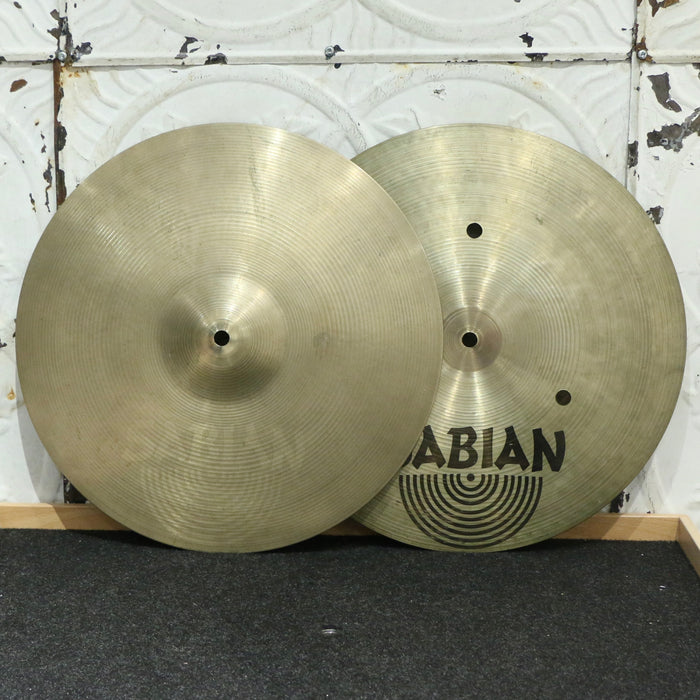 Used Sabian AA Flat Hi-Hat Cymbals 14in (1026/1424g)