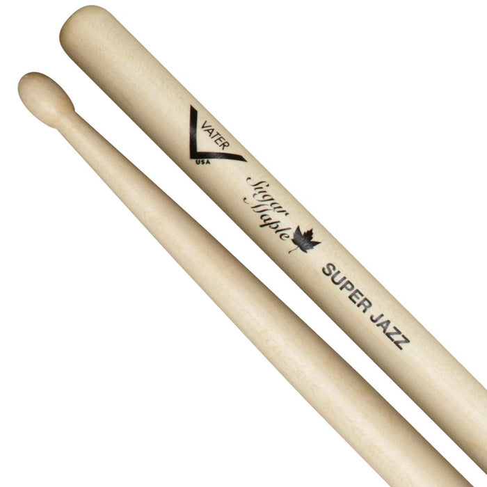 Vater Super Jazz Drum Sticks - Sugar Maple