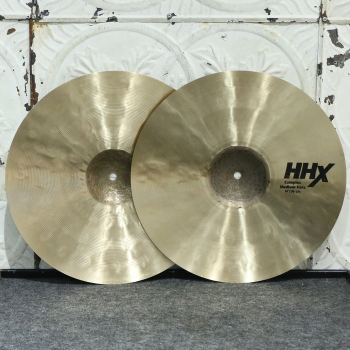 Sabian HHX Complex Medium Hi-Hat Cymbals 14in (1006/1306g)