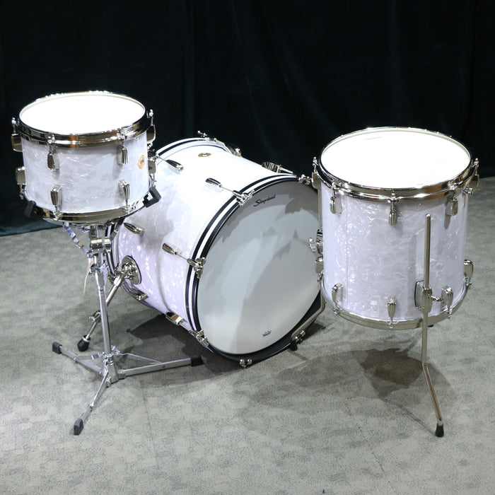 Batterie Slingerland Radio King 20-12-14po - White Marine Pearl