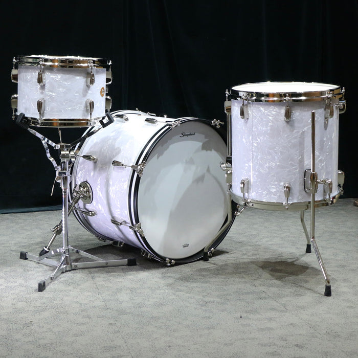 Batterie Slingerland Radio King 20-12-14po - White Marine Pearl