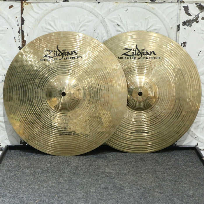 Cymbales hi-hat usagée Zildjian Sound Lab Project 391 15po (1042/1430g)