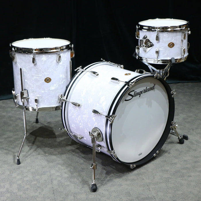 Batterie Slingerland Radio King 20-12-14po - White Marine Pearl