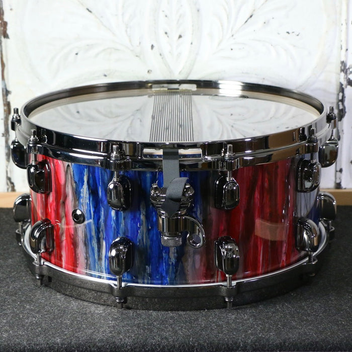 Tama Starclassic G-Walnut/Birch Limited Snare Drum 14X6.5in - Crimson Sapphire Cascade