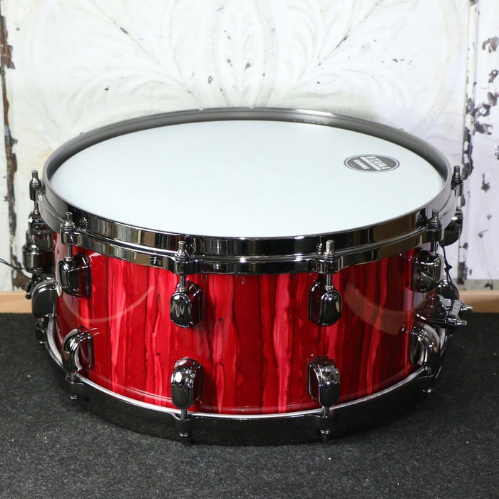 Caisse claire usagée Tama Starclassic Performer 14X6.5po - Crimson Red Waterfall