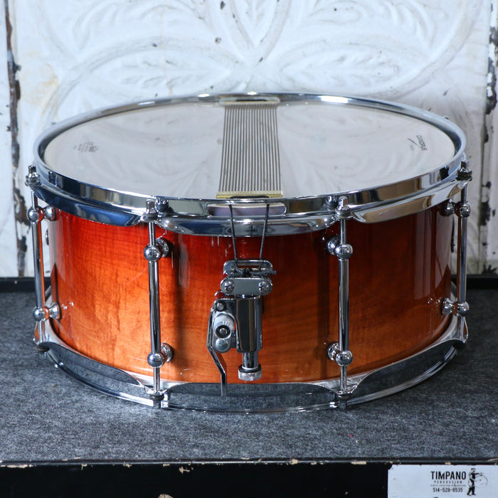 Canopus Session Superior Snare Drum 14X6.5in - Russet Brown Fade
