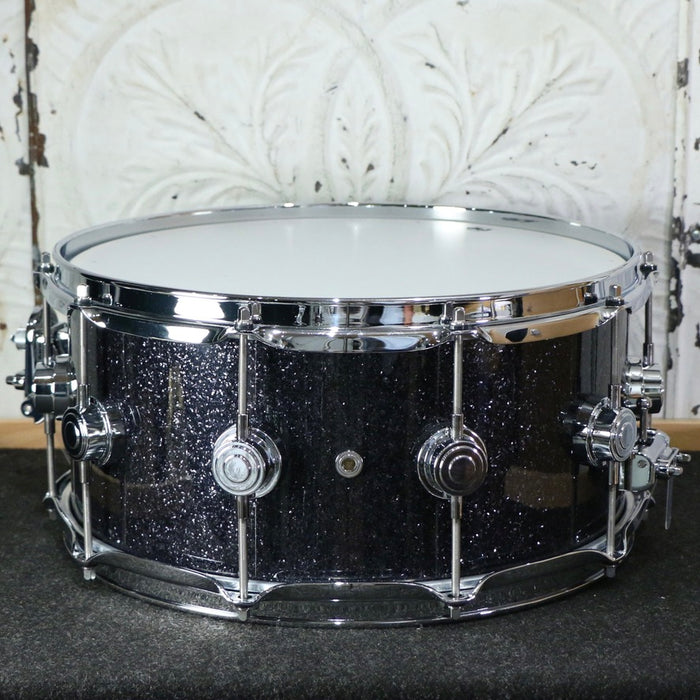 DW Collector's SSC Maple Snare Drum 14X6.5in - Black Ice