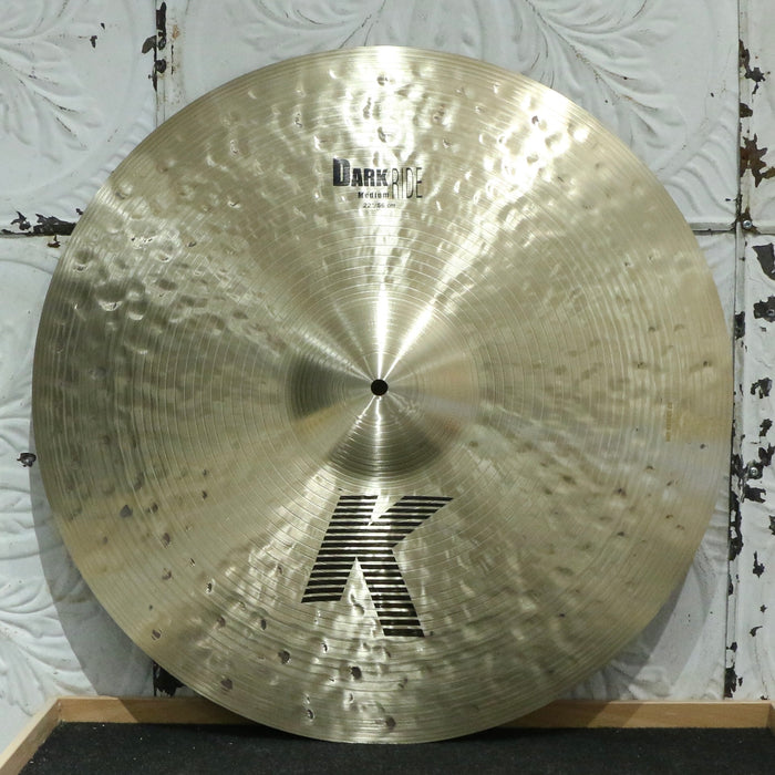 Cymbale ride Zildjian K Dark Medium 22po (2844g)