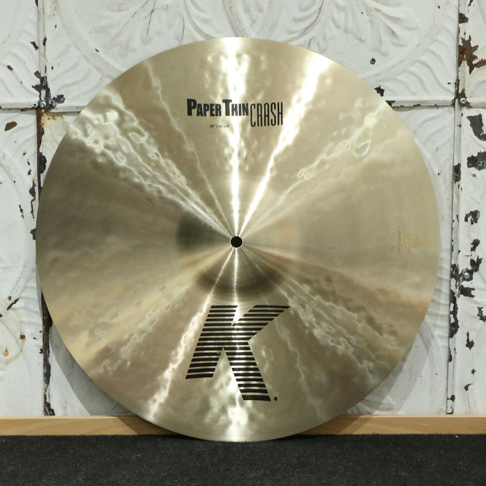 Zildjian K Paper Thin Crash Cymbal 18in (1160g)