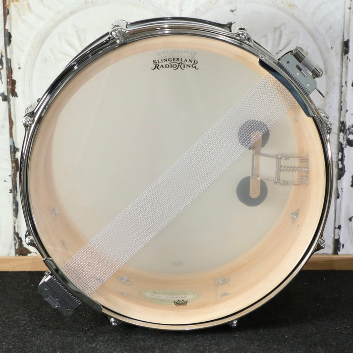 Caisse claire Slingerland Radio King en érable massif 14 x 5,5 pouces - Verre bordeaux