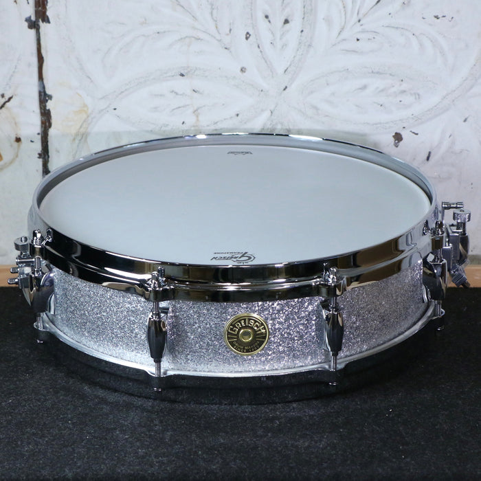 Gretsch USA Custom Snare Drum 8-lug 14X4po - Silver Sparkle