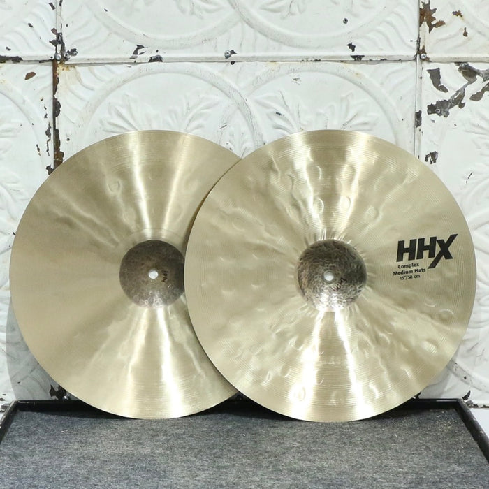 Sabian HHX Complex Medium Hi-Hat Cymbals 15in (1014/1404g))