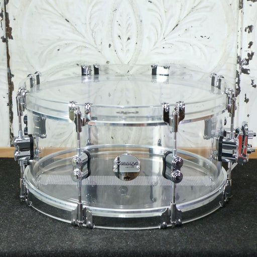 PDP Concept Acrylic Clear Snare Drum 14X6.5in - Timpano-percussion