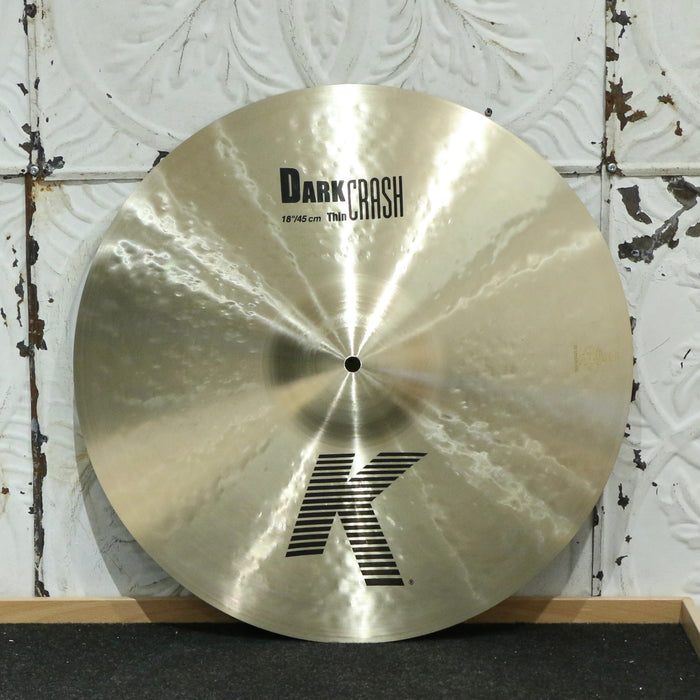Zildjian K Dark Thin Crash Cymbal 18in (1244g)