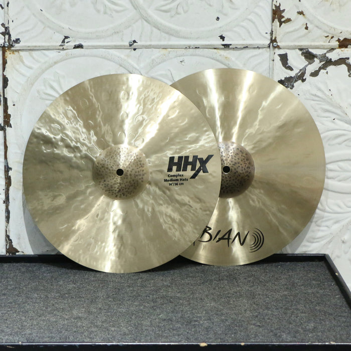 Cymbales hi-hat Sabian HHX Complex Medium 14po (1026/1272g)