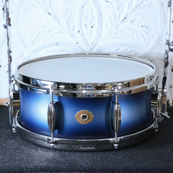 Caisse claire Slingerland Radio King Artist 14X5.5po - Blue & Silver Lacquer
