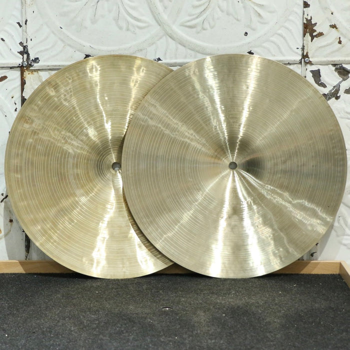 Cymbales hi-hat usagées Paiste Masters Dark 15po (885/1382g)
