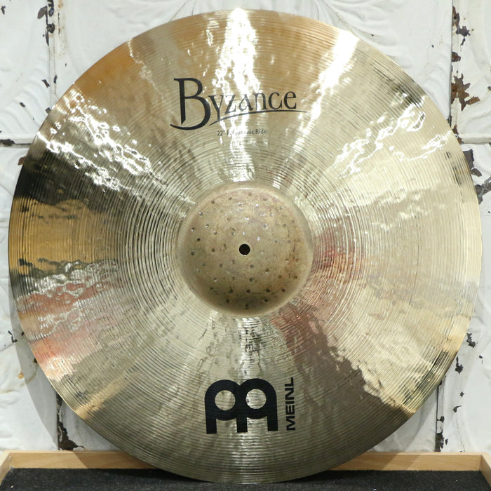 Cymbale ride Meinl Byzance Traditional Polyphonic Brilliant 22po