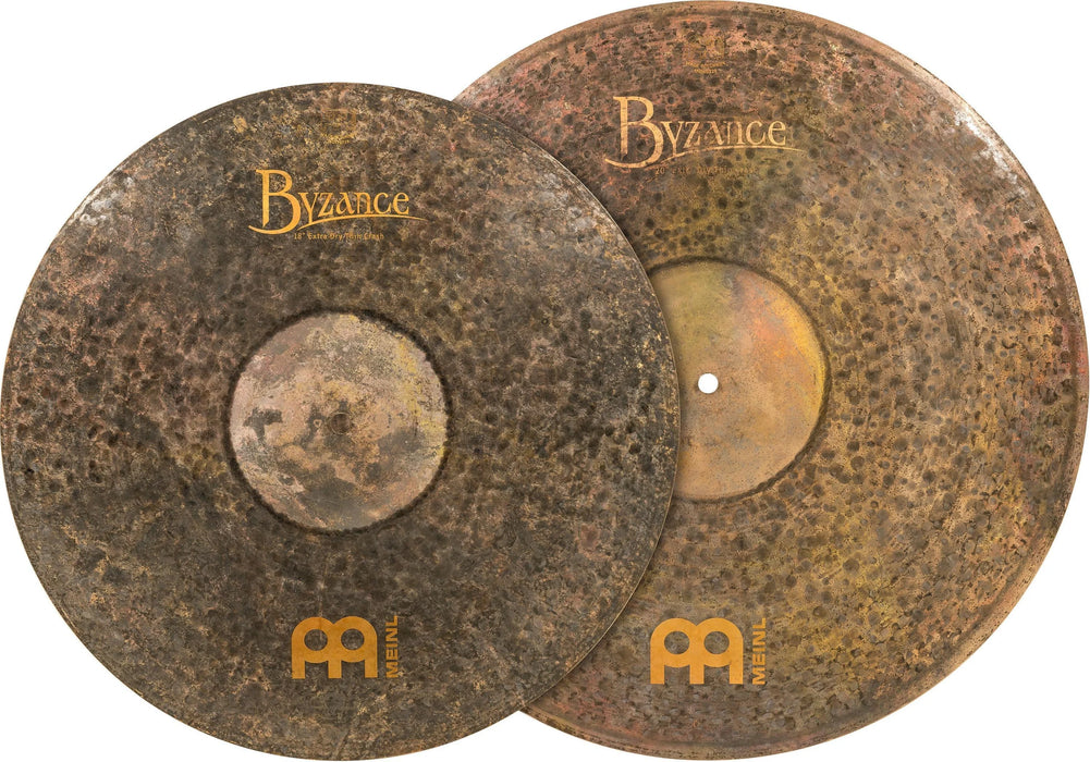 Ensemble de cymbales Meinl Cymbals Byzance Matched Crash Pack - 18po et 20po, Extra Dry Thin
