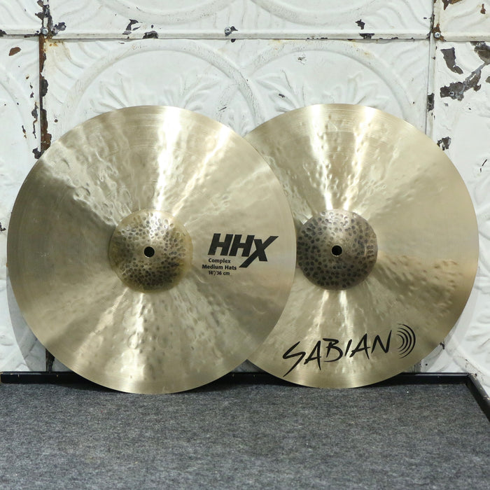 Sabian HHX Complex Medium Hi-Hat Cymbals 14in (1006/1306g)