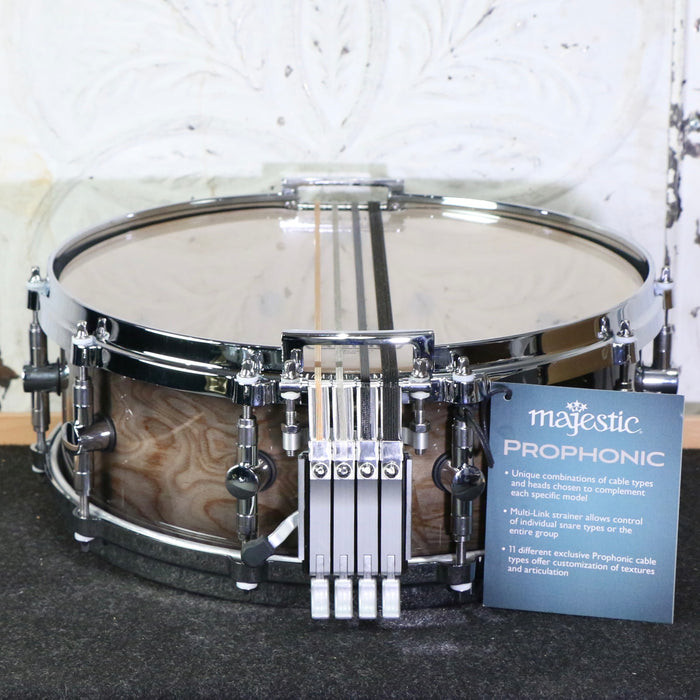 Majestic Prophonic Thick Maple Concert Snare Drum 14X5in - Maple Burl
