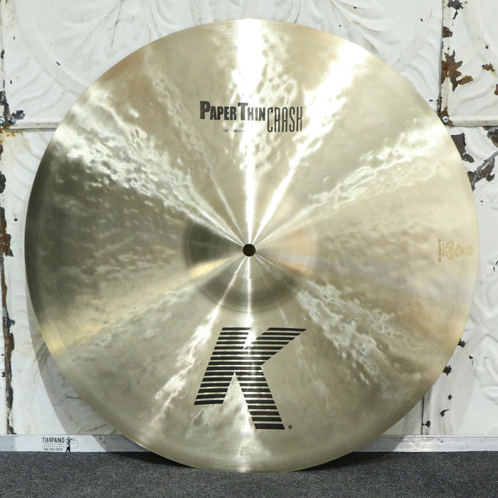 Cymbale crash Zildjian K Paper Thin 19po (1320g)