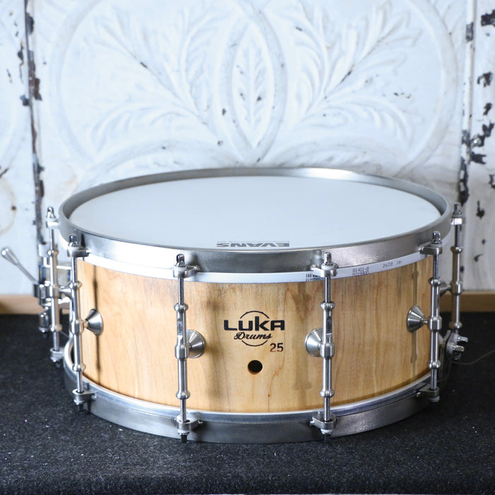 Luka One-Piece 25th Anniversary Maple Snare Drum 14X6in