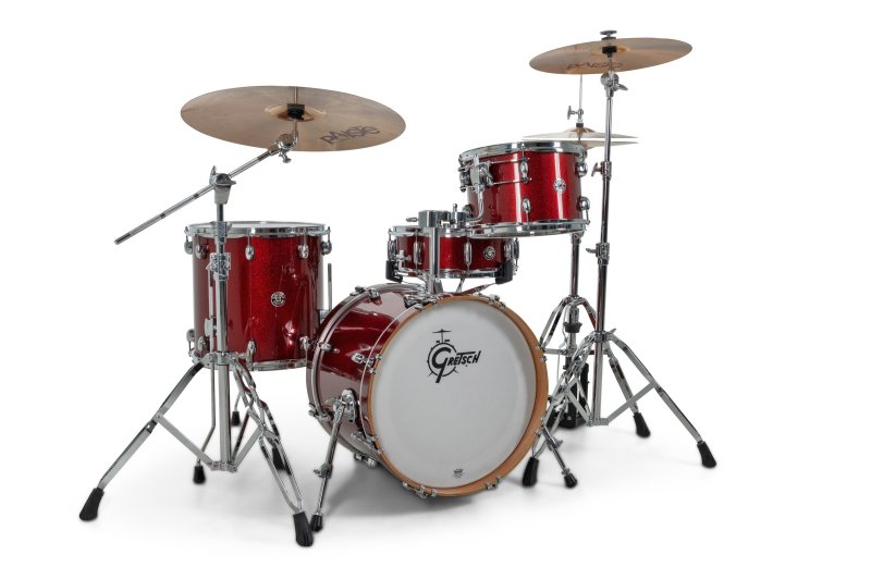 Gretsch Catalina Club Shell Pack 8x12 14x14 14x18 5x14 Dark Cherry Sparkle