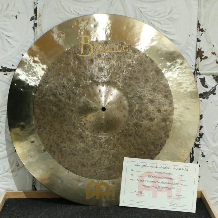 Meinl Byzance Vintage Equilibrium Ride 22in (2692g) HANDPICKED