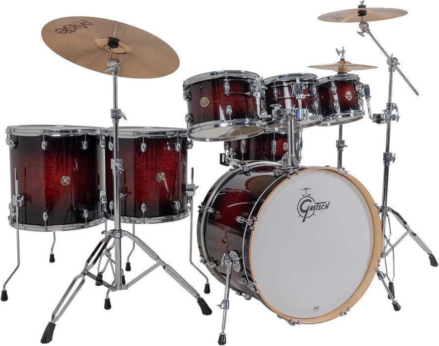 Batterie Gretsch Catalina Maple Shell Pack - 7x8 7x10 8x12 14x14 16x16 16x22 65x14 - Deep Cherry Burst