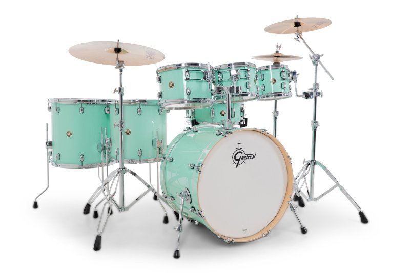 Gretsch Catalina Maple Shell Pack - 7x8 7x10 8x12 14x14 16x16 16x22 65x14 - Seafoam Green