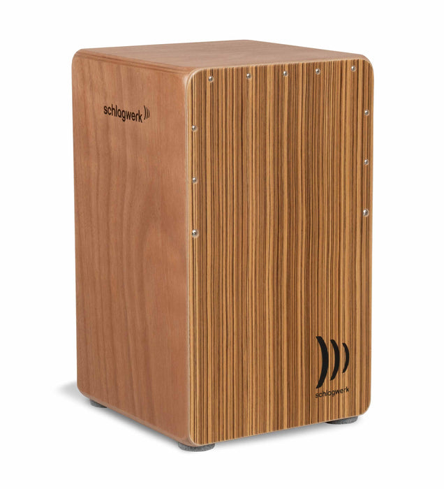 Cajon Schlagwerk La Peru Zebrano