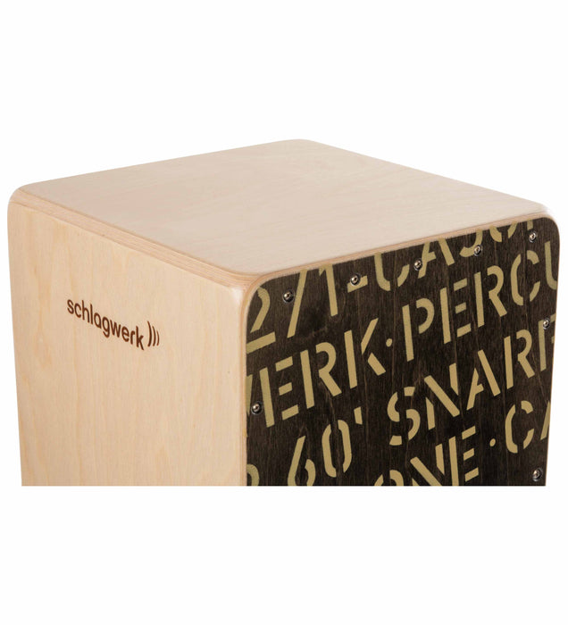 Schlagwerk Cajon 2in-one Snare Large Black