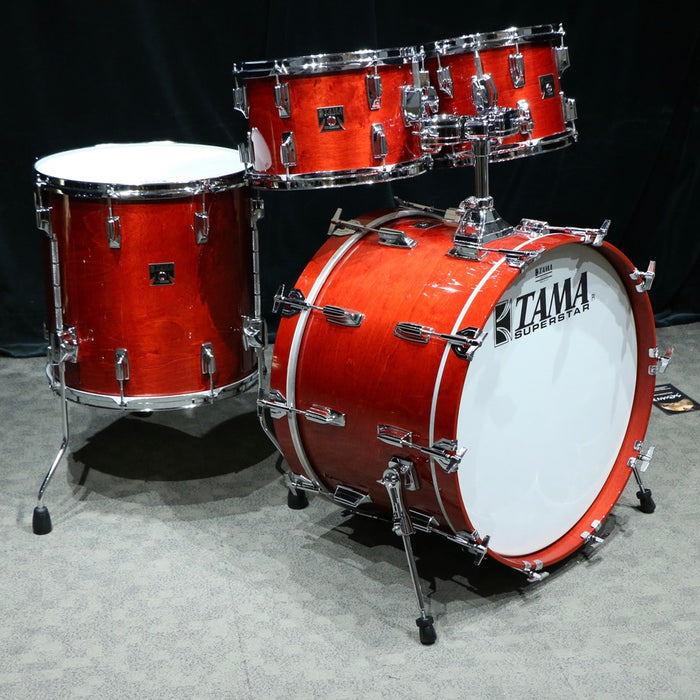 Used Tama Superstar 50th Anniversary Drum Kit 22-10-12-16in - Cherry Wine