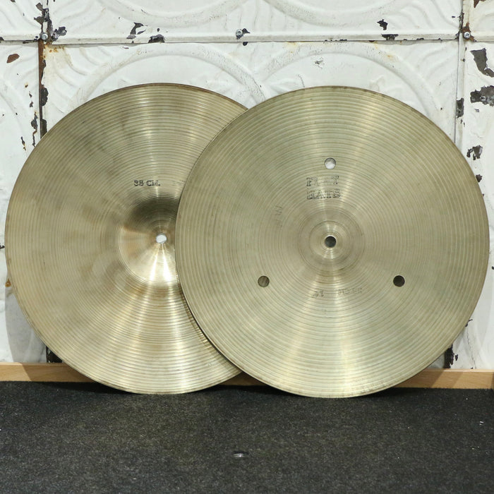 Used Sabian AA Flat Hi-Hat Cymbals 14in (1026/1424g)