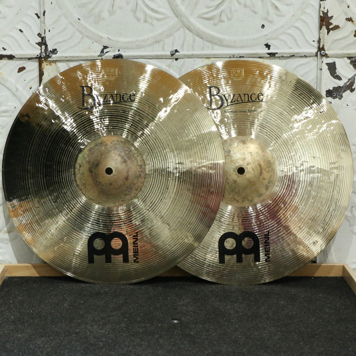 Meinl Byzance Traditional Polyphonic Brilliant Hi-Hat 15in (1136