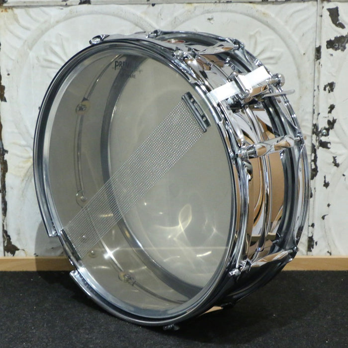 Used Premier Steel Snare Drum 14X5in
