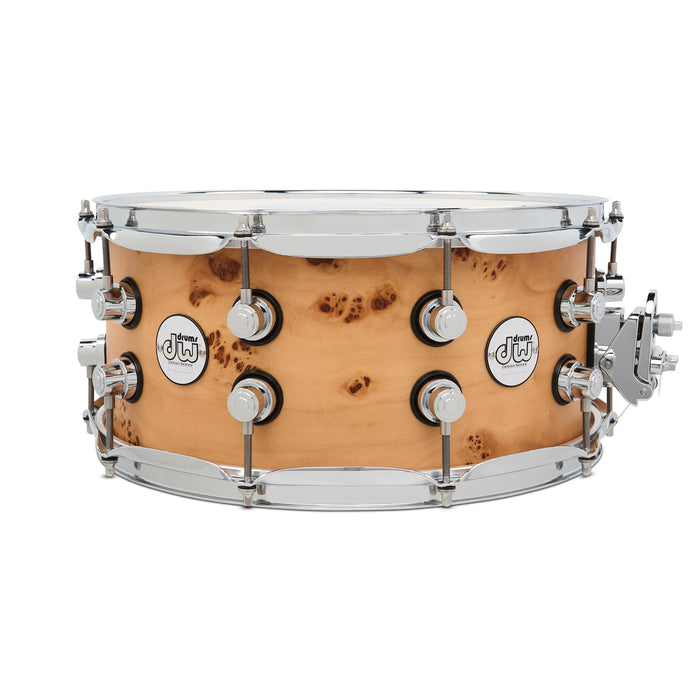 Caisse claire DW Design Mapa Burl over Birch Snare 6.5x14, Limited