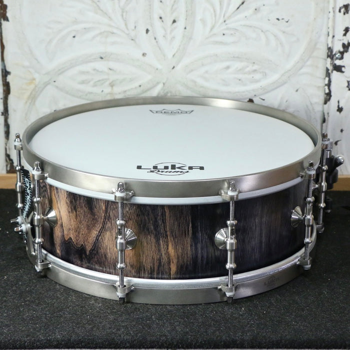 Luka One-Piece Elm Snare Drum 14X5in - Black Stain